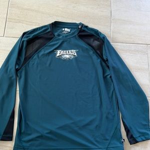 Vintage, long sleeve, Philadelphia Eagles 100% polyester shirt